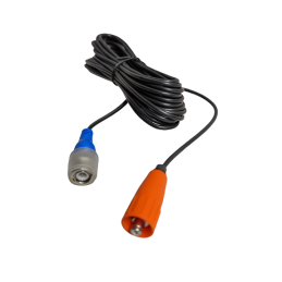 Cabo coaxial para eletrodos de pH e redox, conector SN6/BNC, 3mm