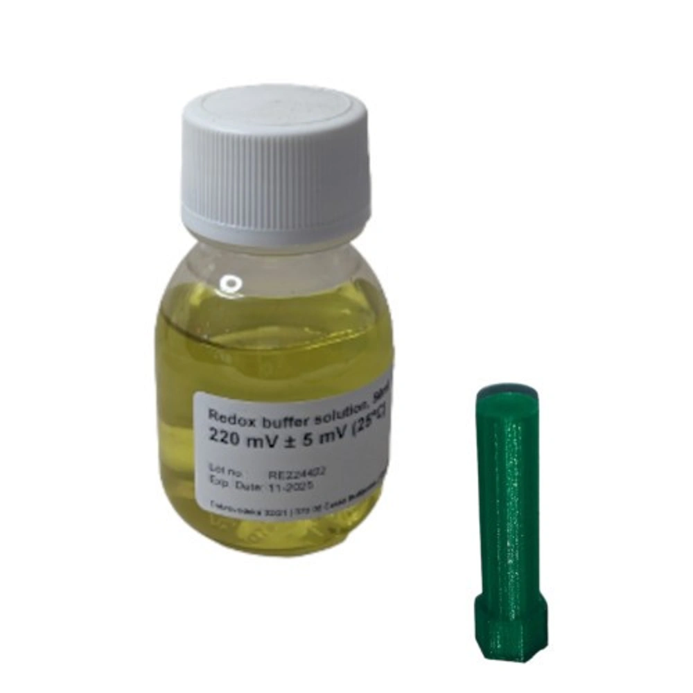 Solução de Calibração RedOX 220 mV para Sondas - 50 ml - Tampa para Calibração Solução de Calibração RedOX 220 mV para Sondas - 50 ml - Tampa para Calibração