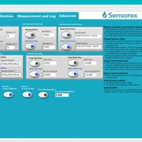 Software de interfaz de usuario para Sensorex Smart Sensor